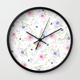 Awesome Flowers Wall Clock