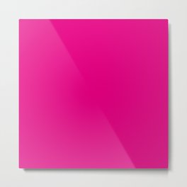 Fuchsia Pink Metal Print | Color, Summer, Pattern, Abstract, Graphicdesign, Plain, Minimal, Brightpink, Modern, Fuchsia 