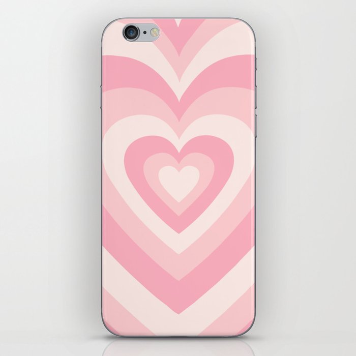 Pink Heart Layers Aesthetic iPhone Skin