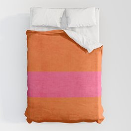 orange and hot pink classic Bettbezug