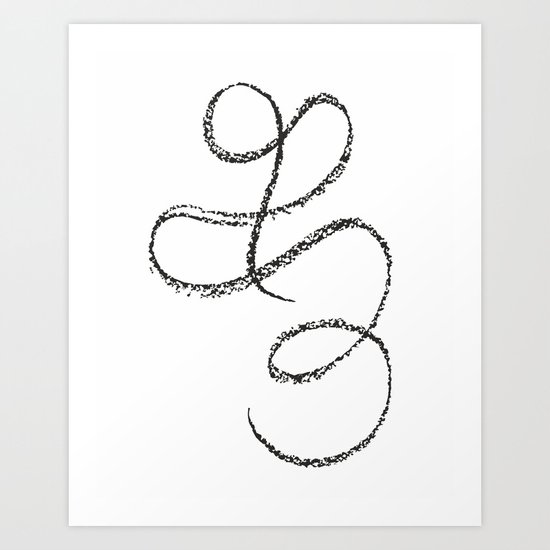 One Line Drawing Abstract Art Art Print By Siretmr Society6