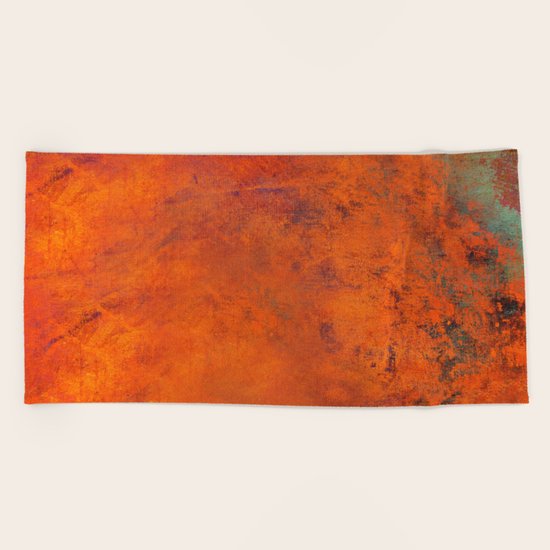 Orange Beach Towel