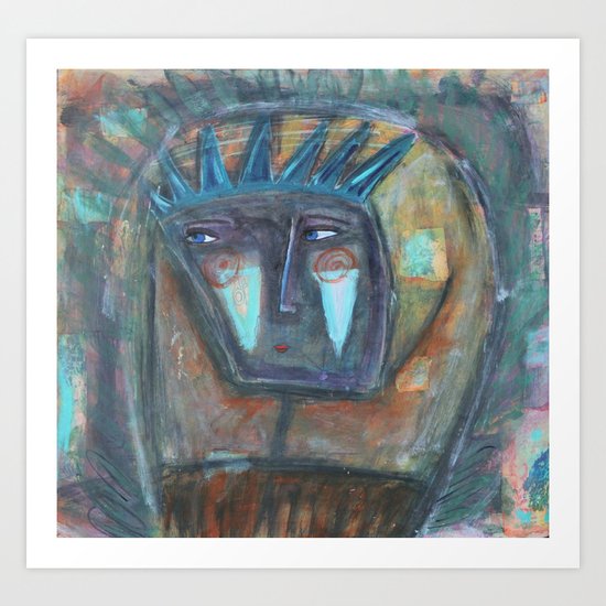 Walking Art Print