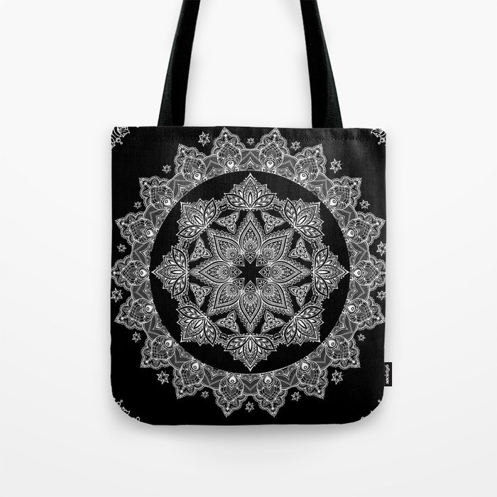 Lotus Dreams Mandala Tote Bag