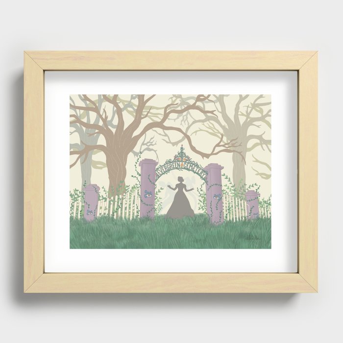 Meet Me at the Cemetery Gates Recessed Framed Print