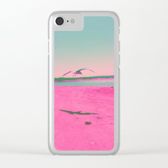 Beach Day Clear iPhone Case