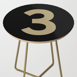 Number 3 (Sand & Black) Side Table