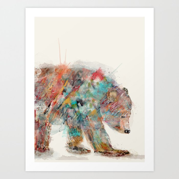 into the wild (the grizzly bear Art Print