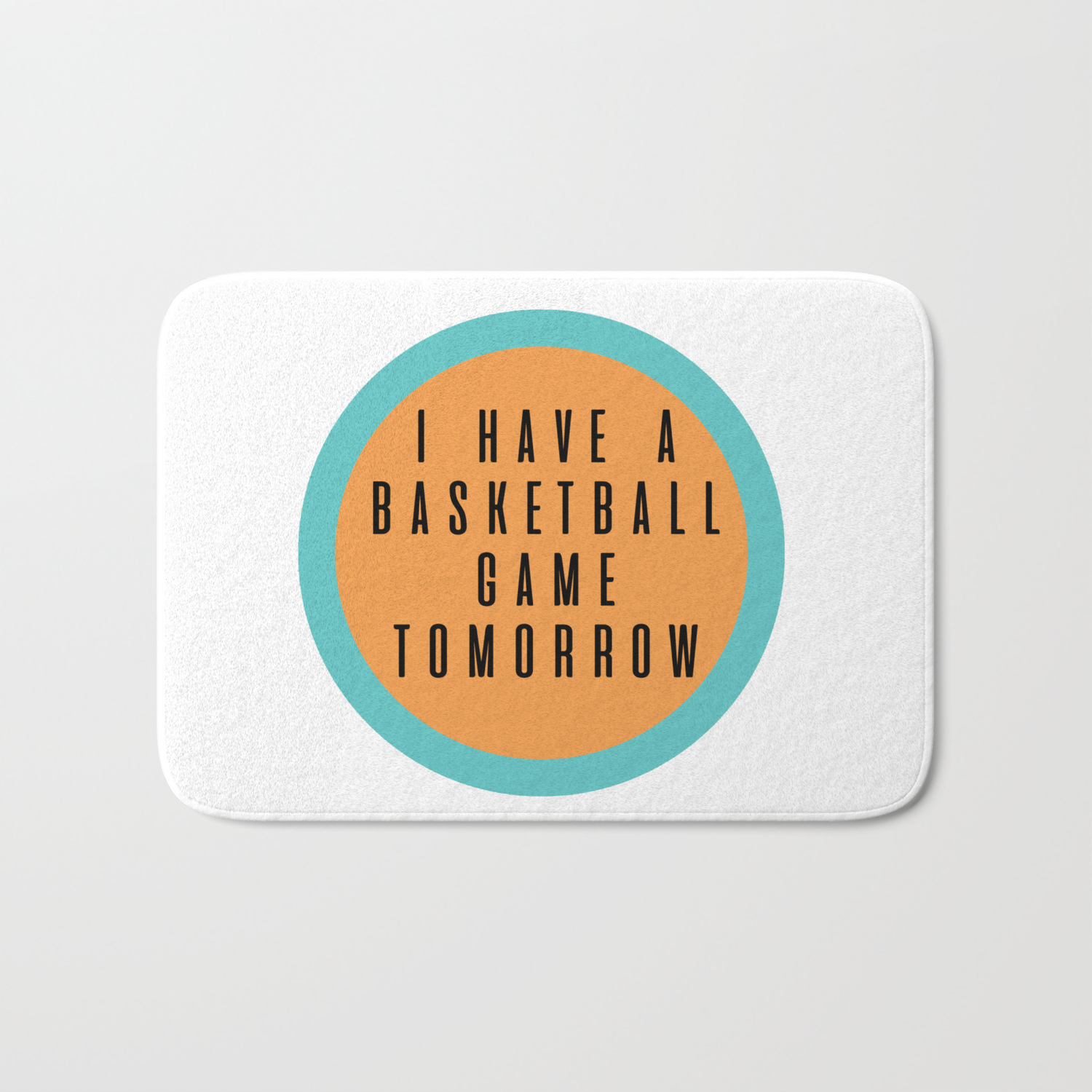 Basketball Vine Bath Mat By Xojesss Society6