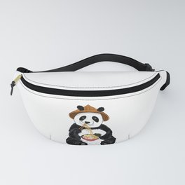 Panda  Ramen Panda Bear, Panda Lover Gift, Panda Eating Noodles Fanny Pack