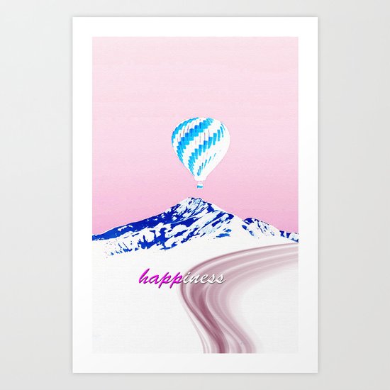 HAPPINESS Art Print