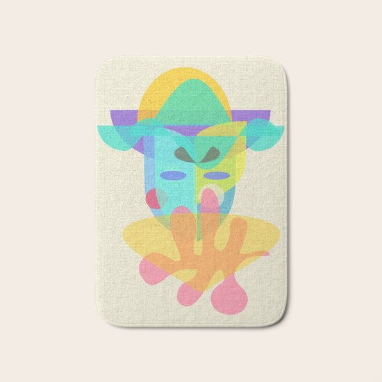 The Mask Bath Mat