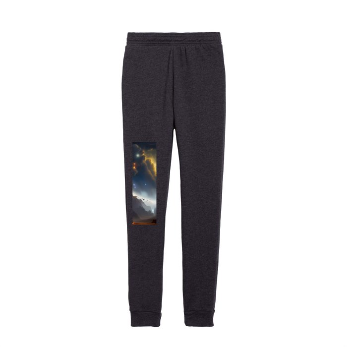 Cloudy Landscape  Kids Joggers