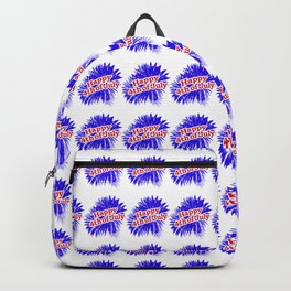 Happy 4th of July Graphic Logo Backpack | Usamotif, 4Thofjuly, Icon, Independenceday, Usaholidays, Letters, Eeuu, Text, Usa, Fireworks 