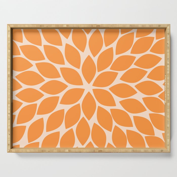 Sherbet Chrysanthemum Serving Tray