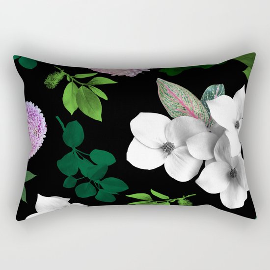 Night bloom Rectangular Pillow