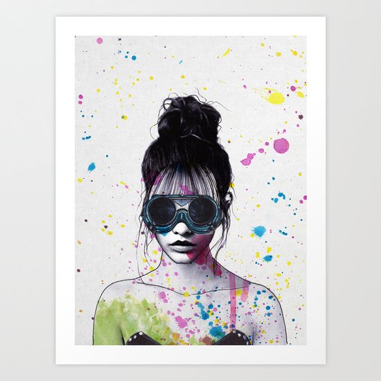 Splat Art Print