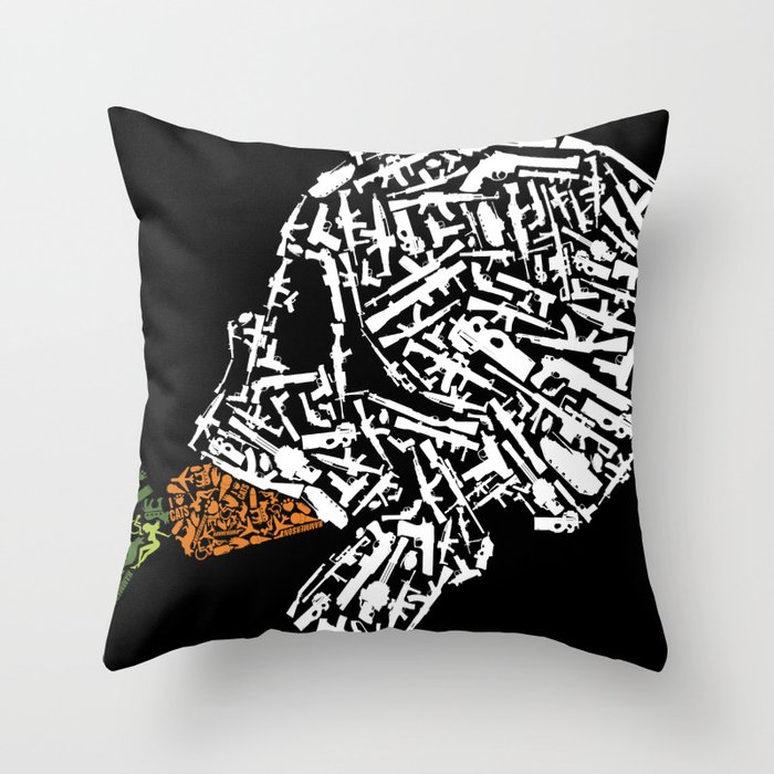 Eat Your Vegetables Throw Pillow