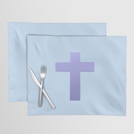 Christian Cross 23 – blue Placemat