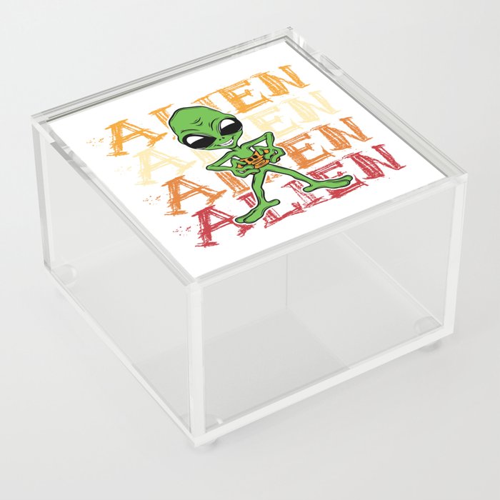 Funny Alien Acrylic Box