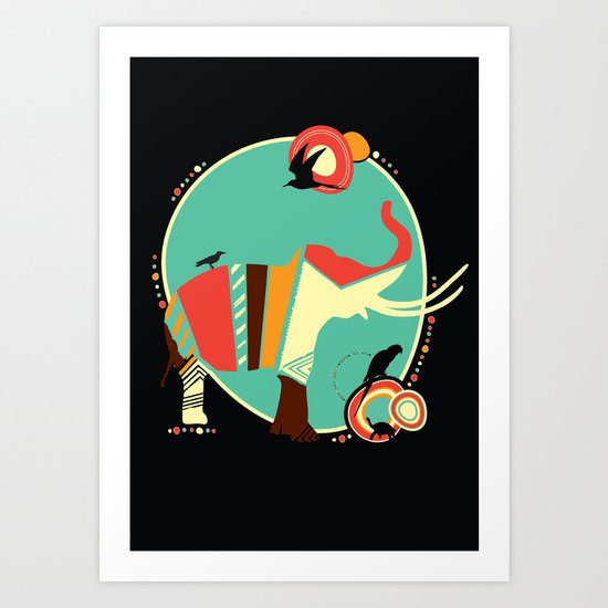 Elephant Art Print
