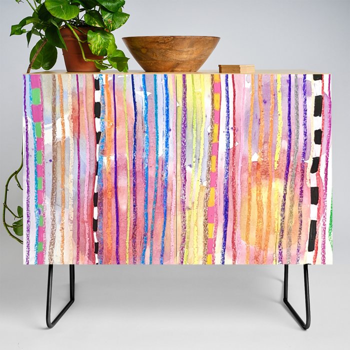 Dots and Stripes Credenza