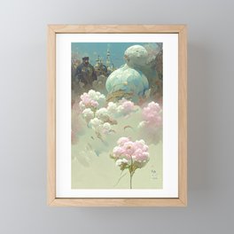 A Flower Scene Framed Mini Art Print