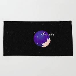 Cancer Stars Beach Towel