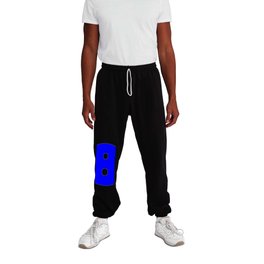 8 (Blue & White Number) Sweatpants