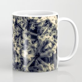 Black and White Lilac Flower Modern Cottage Art A426 BW Coffee Mug