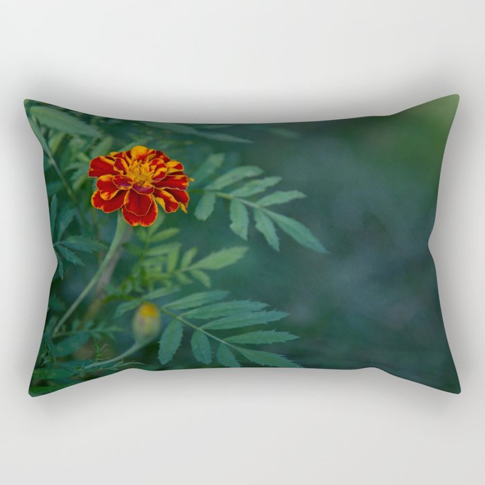 Flowers Tagetes Rectangular Pillow