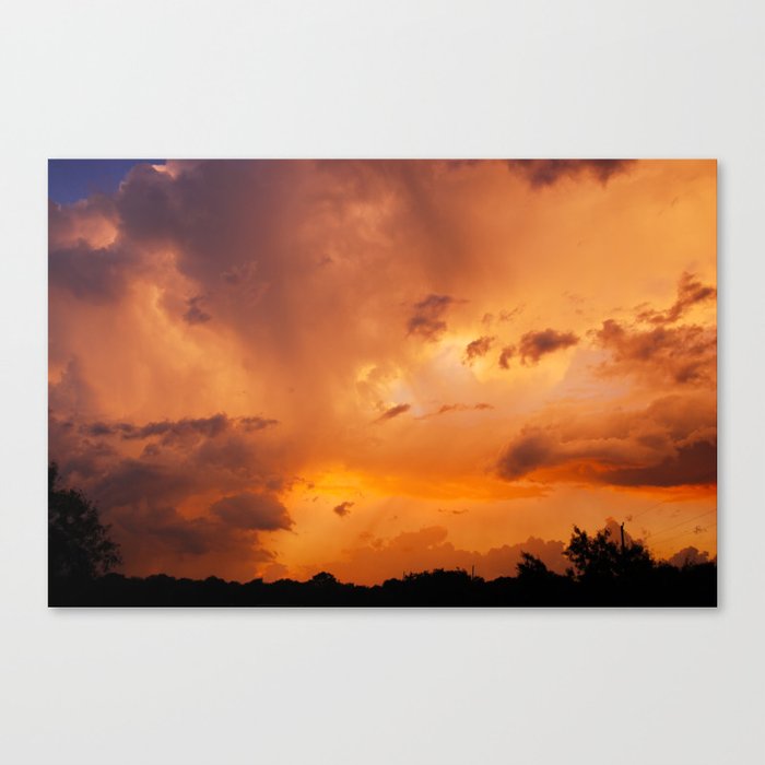 In the Middle of the Storm Canvas Print