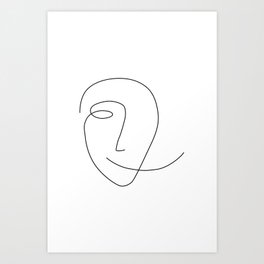 Abstract Face Art Prints For Any Decor Style Society6 Terracotta line art print abstract face modern digital painting fashion scandinavian style color abstraction poster contemporary. abstract face art prints for any decor