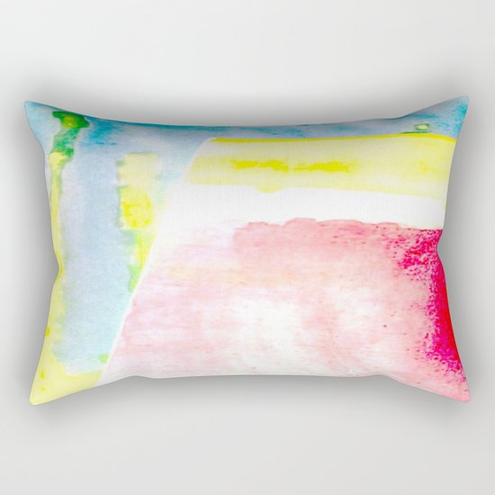 Primary New Year Colors Rectangular Pillow