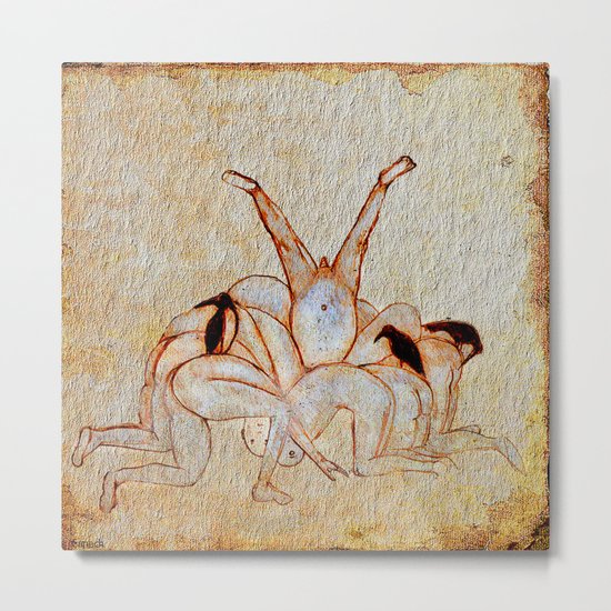 Le jardin interdit Metal Print