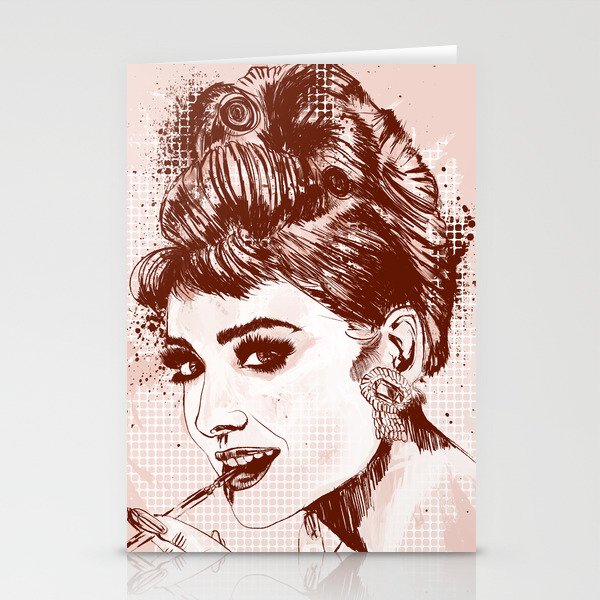 Love for Audrey Stationery Cards
