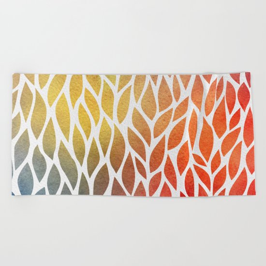 Petals Pattern #4 Beach Towel