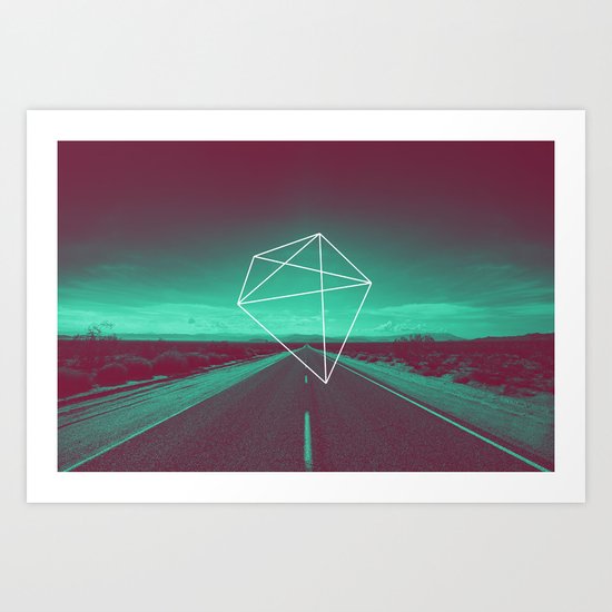 jump the gun II Art Print