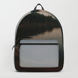 Big Bear Lake Art Print Backpack | Vintage, Travel, Big Bear, Adventure, Outdoors, America, Peace, California, Abstract, Road Trip 