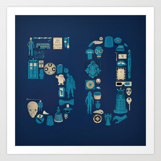 Fifty Art Print