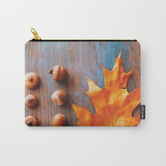 Little Autumn Acorns Carry-All Pouch