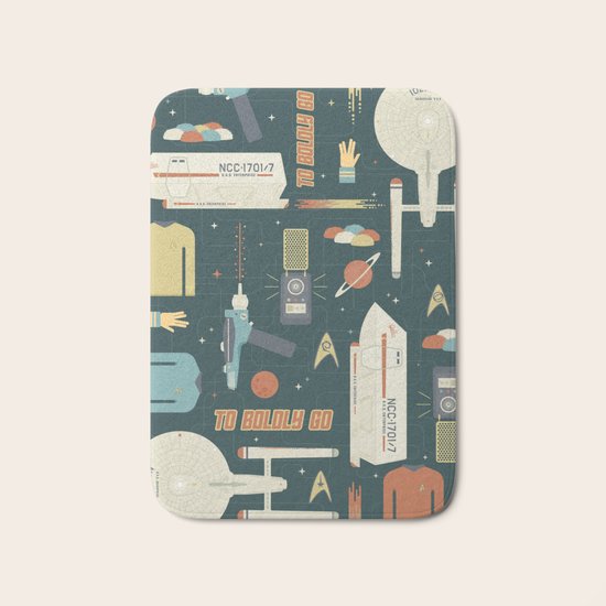 To Boldly Go... Bath Mat