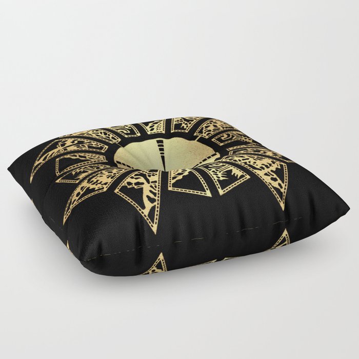 Lament Configuration Opened - Natural Floor Pillow