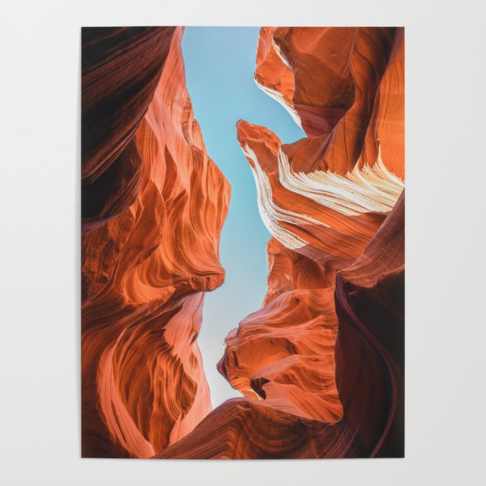 Antelope Canyon in Page Arizona | Desert Nature Photography Poster