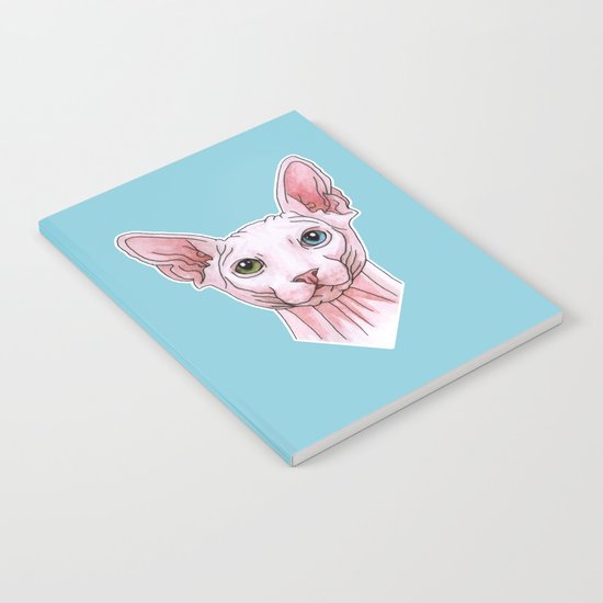 Sphynx cat portrait Notebook