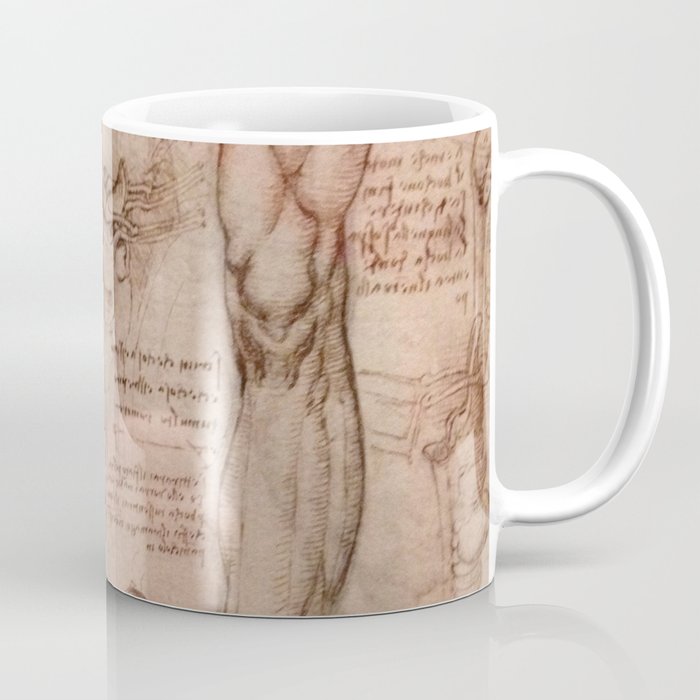Anatomical Sketches - Leonardo Da Vinci Coffee Mug