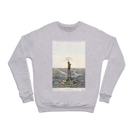 New York City Statue Of Liberty Vintage Retro Crewneck Sweatshirt