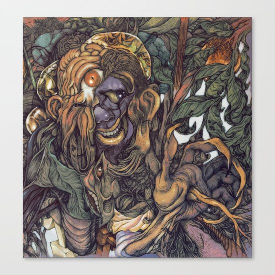 Hello & Goodbye (Hindu color style) Canvas Print