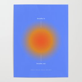 Positive Affirmations Gradient Poster