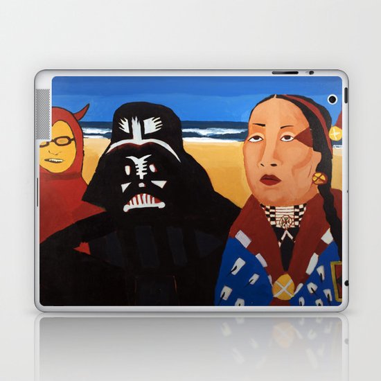 The Devil, Darth vader and Indian Chief Laptop & iPad Skin